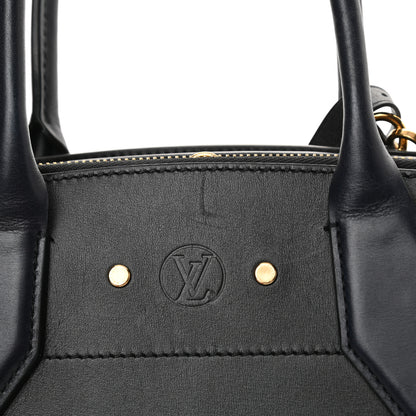 Louis Vuitton Calfskin City Steamer MM Gris Black 14 of 16