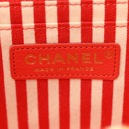 Chanel Calfskin Quilted Chevron Small Envelope Flap Yellow 6 of 12