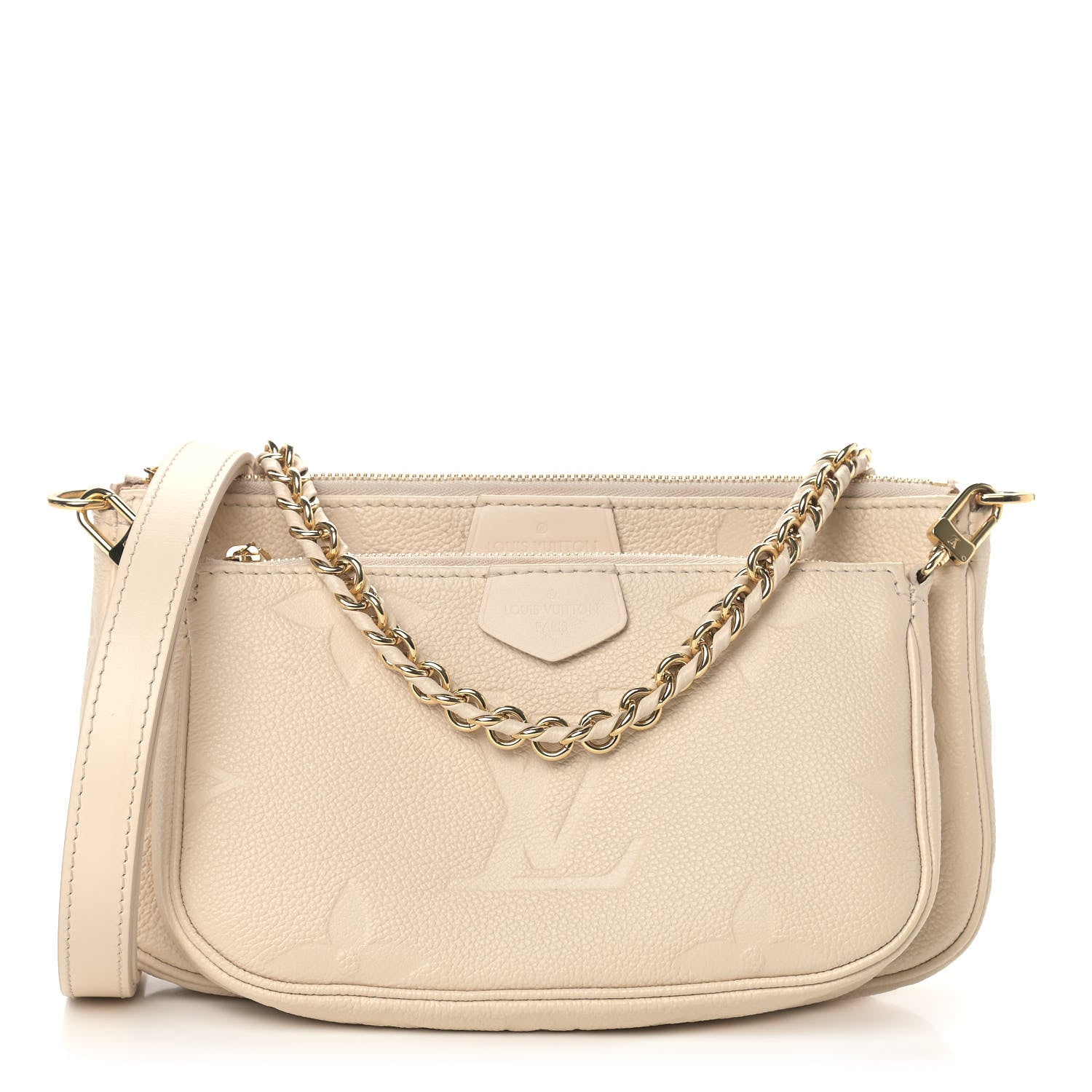 Louis Vuitton Empreinte Monogram Giant Multi Pochette Accessories Cream 1 of 11
