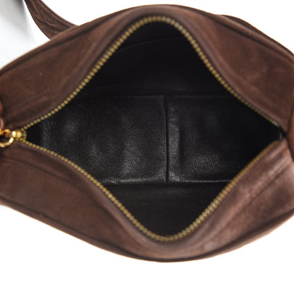Chanel Suede Quilted Tassel CC Camera Case Brown 5 of 15