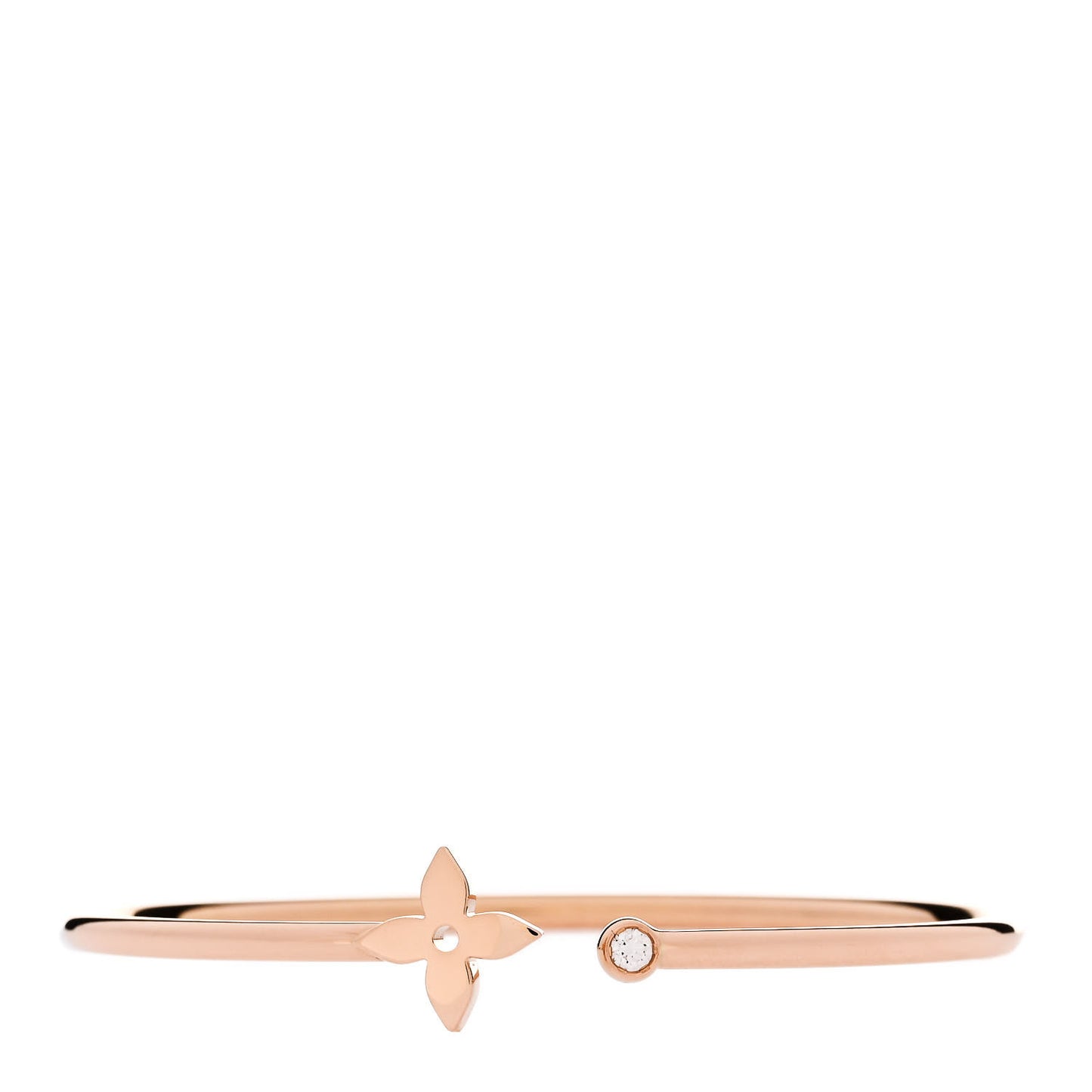 18K Pink Gold Diamond Idylle Blossom Twist Bracelet
