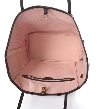 Louis Vuitton Damier Ebene Neo Neverfull MM Rose Ballerine 5 of 12
