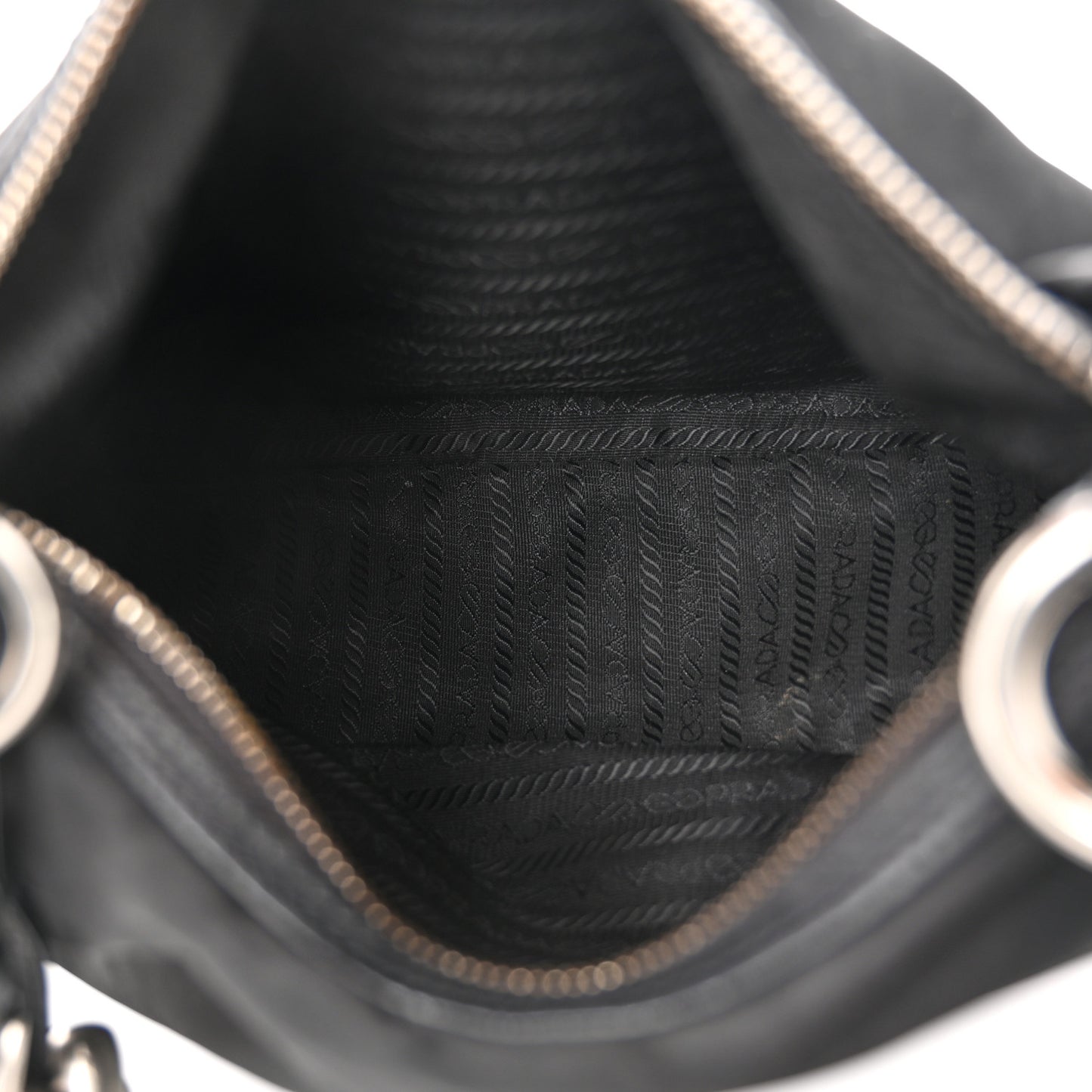 Tessuto Nylon Hobo Black