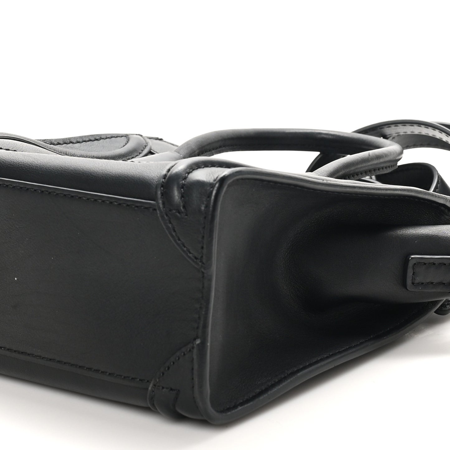 Smooth Calfskin Nano Luggage Black