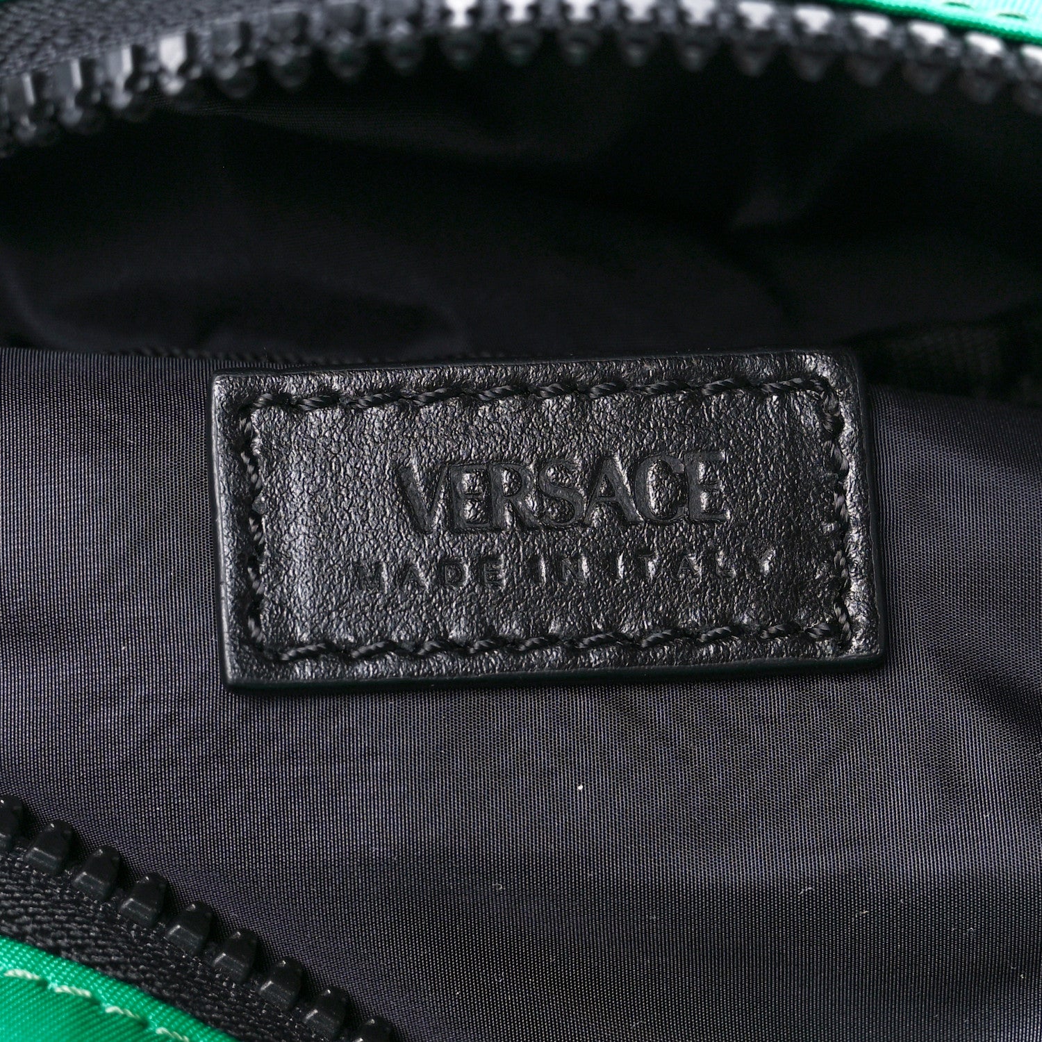 Versace Nylon Palazzo Medusa Belt Bag Green 6 of 12