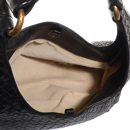 Bottega Veneta Nappa Intrecciato New Ball Hobo Nero Black 5 of 8