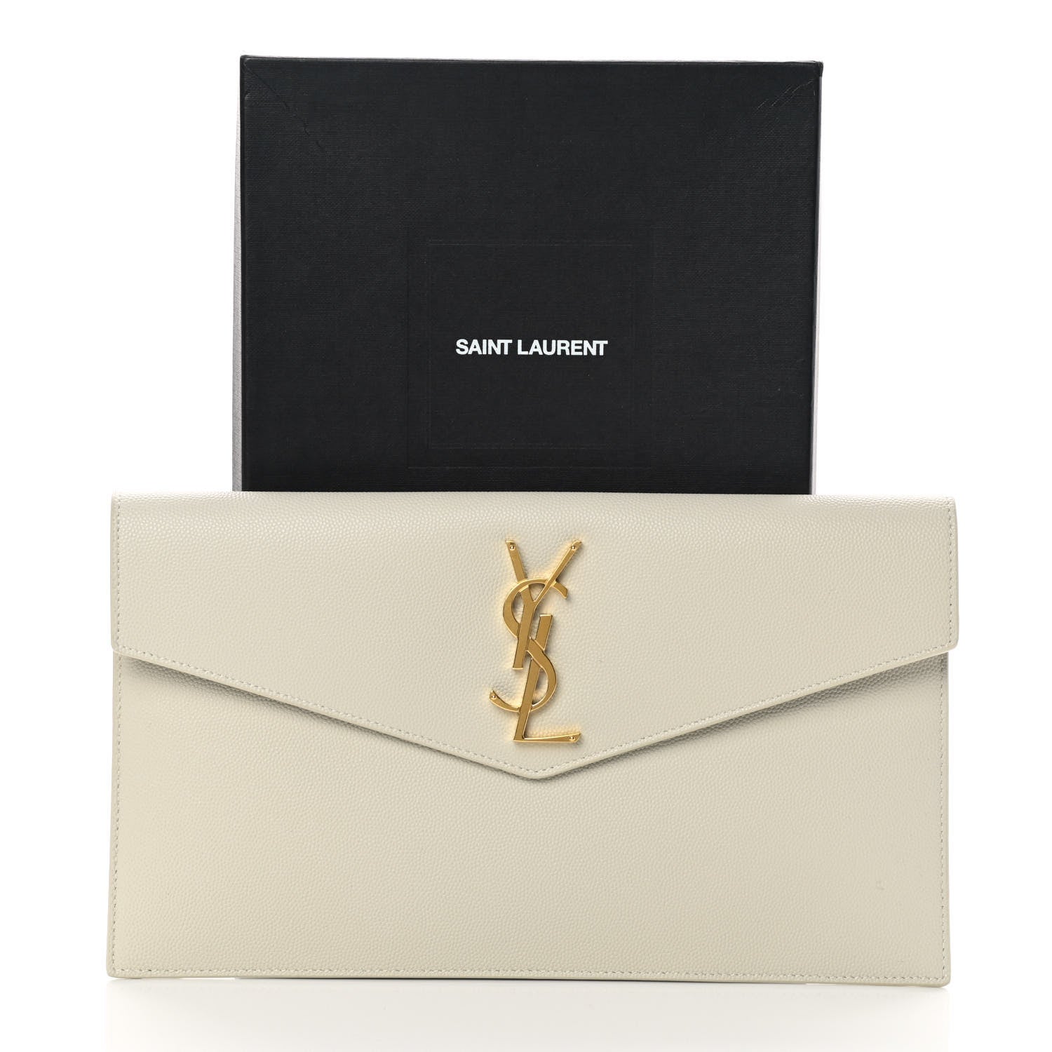 Saint Laurent Grain De Poudre Uptown Pouch Crema Soft 11 of 11