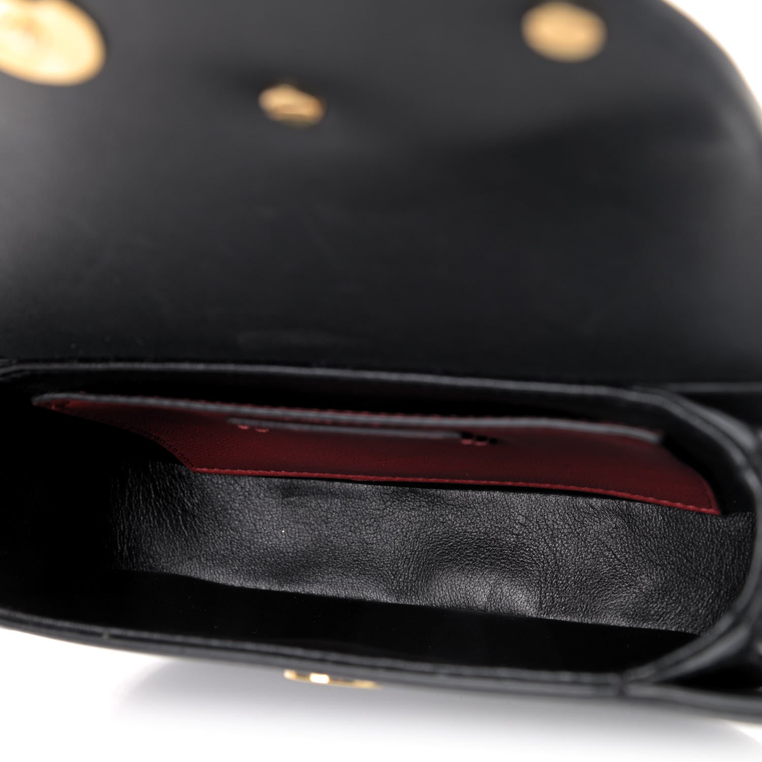 Valentino Garavani Calfskin Small Supervee Crossbody Bag Black 4 of 5