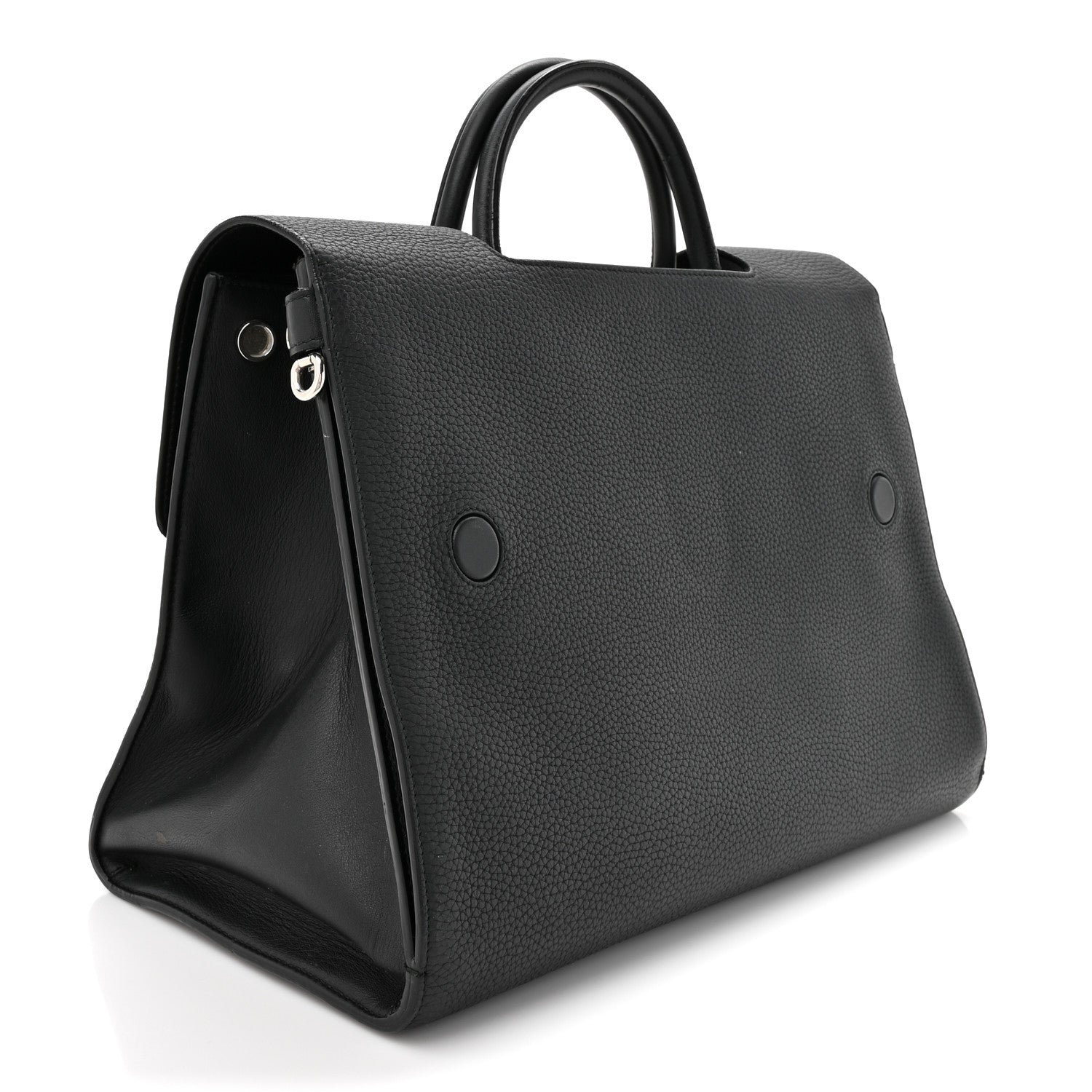 Christian Dior Grained Calfskin Large Diorever Flap Black 3 of 18