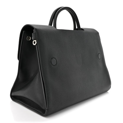 Christian Dior Grained Calfskin Large Diorever Flap Black 3 of 18