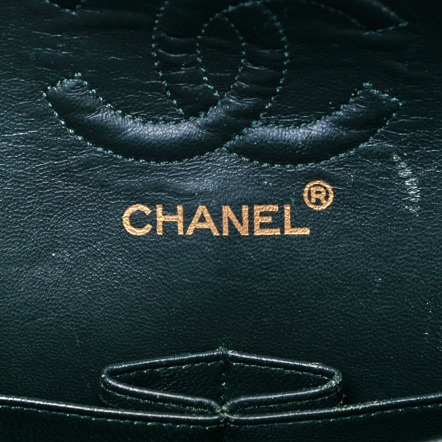 Chanel Lambskin Quilted Small Double Flap Green 8 of 11