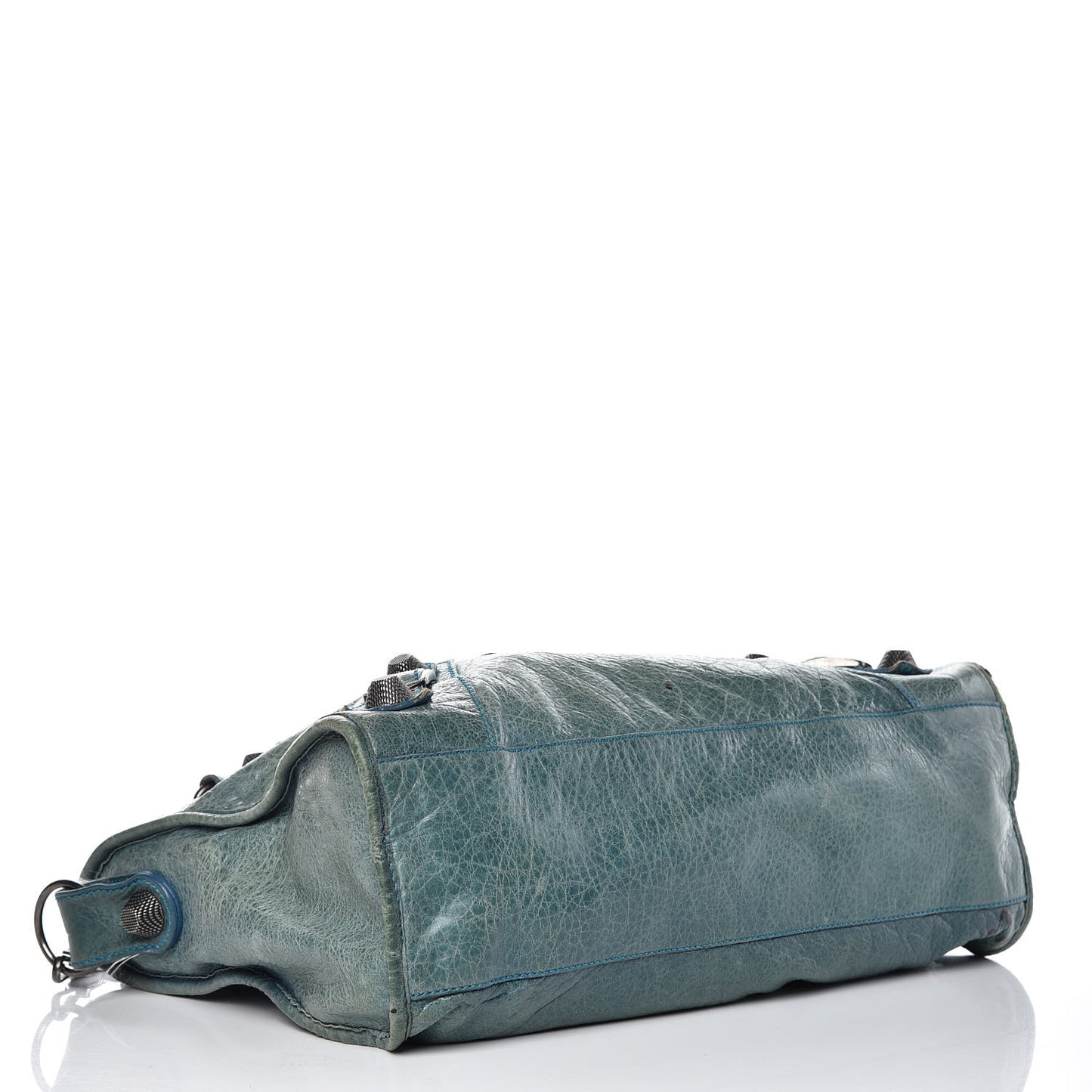 Chevre Giant 21 Gunmetal Hardware City Neiman Marcus LE Bleu