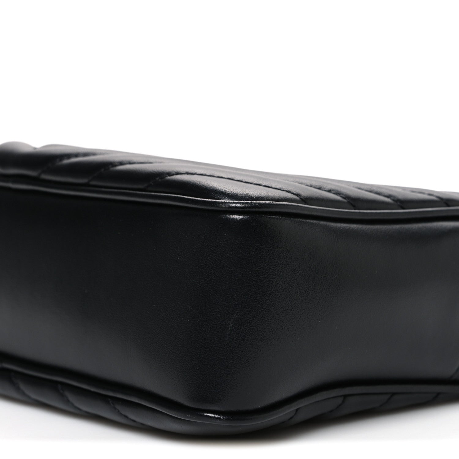 Saint Laurent Calfskin Matelasse Monogram Lou Camera Bag Black 10 of 10