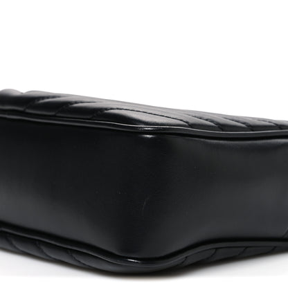 Saint Laurent Calfskin Matelasse Monogram Lou Camera Bag Black 10 of 10