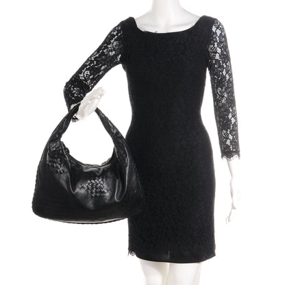 Bottega Veneta Nappa Intrecciato Medium Veneta Hobo Black 2 of 8