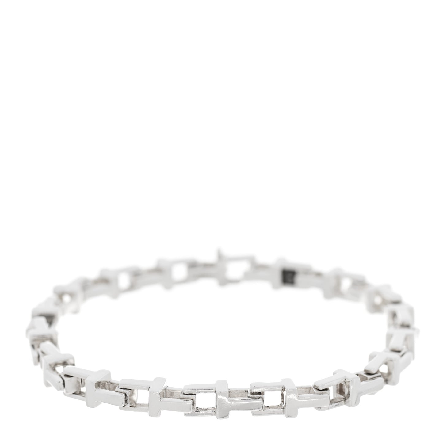 Sterling Silver Narrow T Chain Bracelet