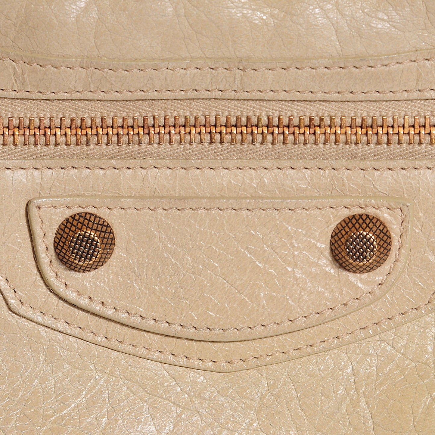 Agneau Giant 12 Rose Gold Hardware Town Praline