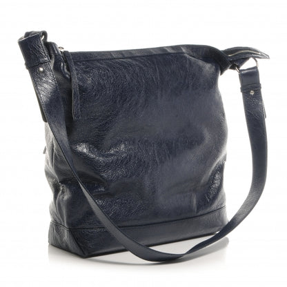 Balenciaga Agneau Mens Day Messenger Bleu Nuit 3 of 11