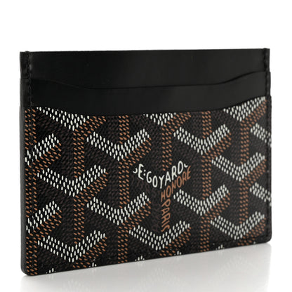 Goyard Goyardine Saint Sulpice Card Holder Black 3 of 8