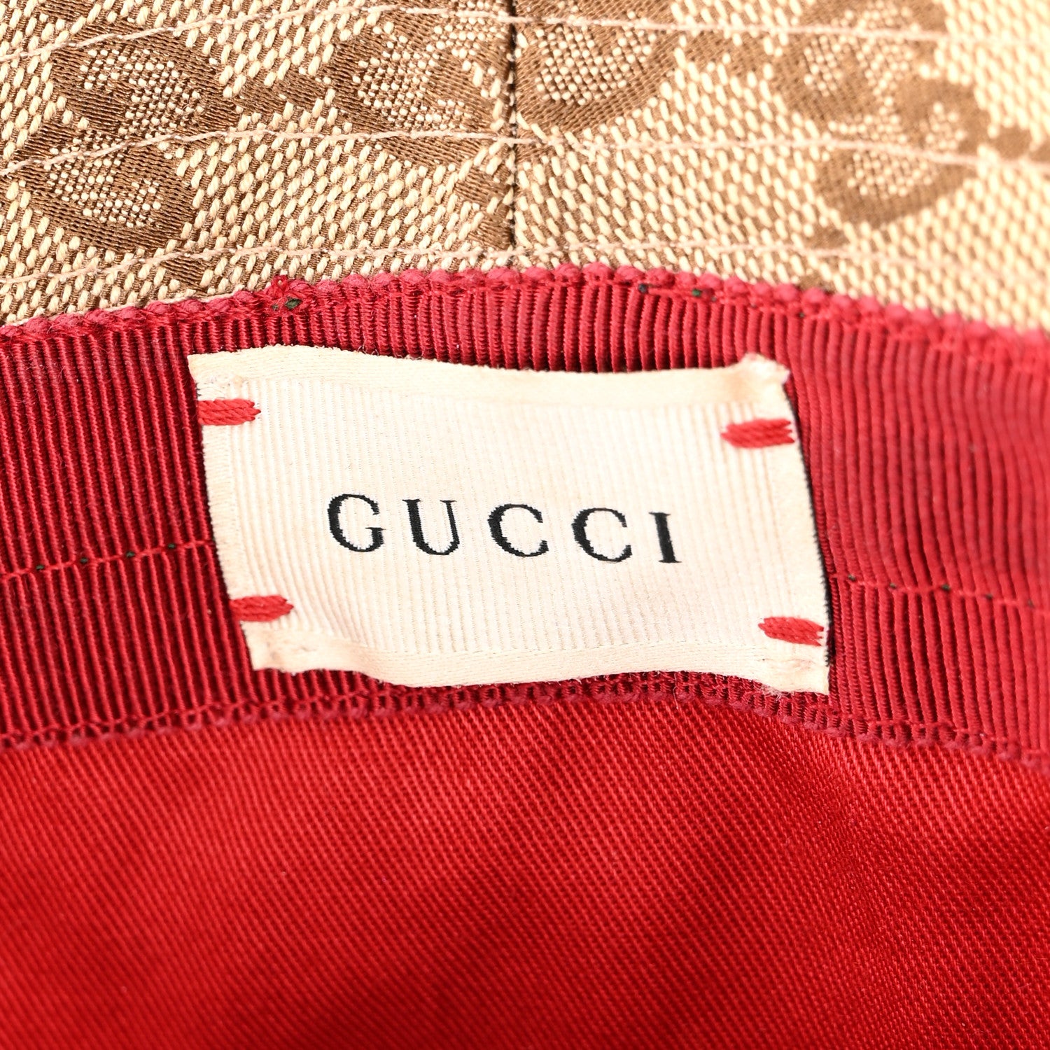 Gucci Monogram Web Childrens Fedora L Brown 8 of 11