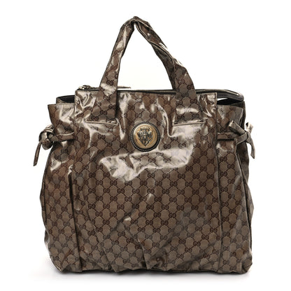 Gucci Crystal Monogram Large Hysteria Tote 1 of 9