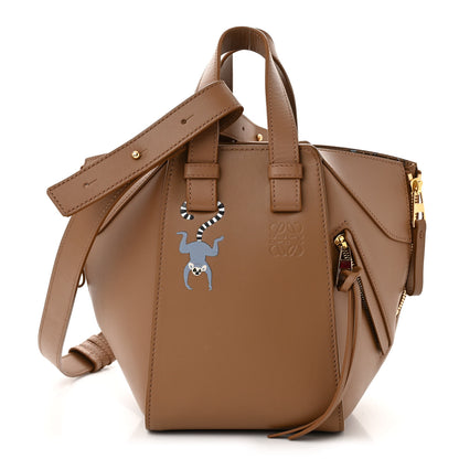 Loewe X SUNA FUJITA Satin Calfskin Lemur Hammock Shoulder Bag Oak 1 of 9