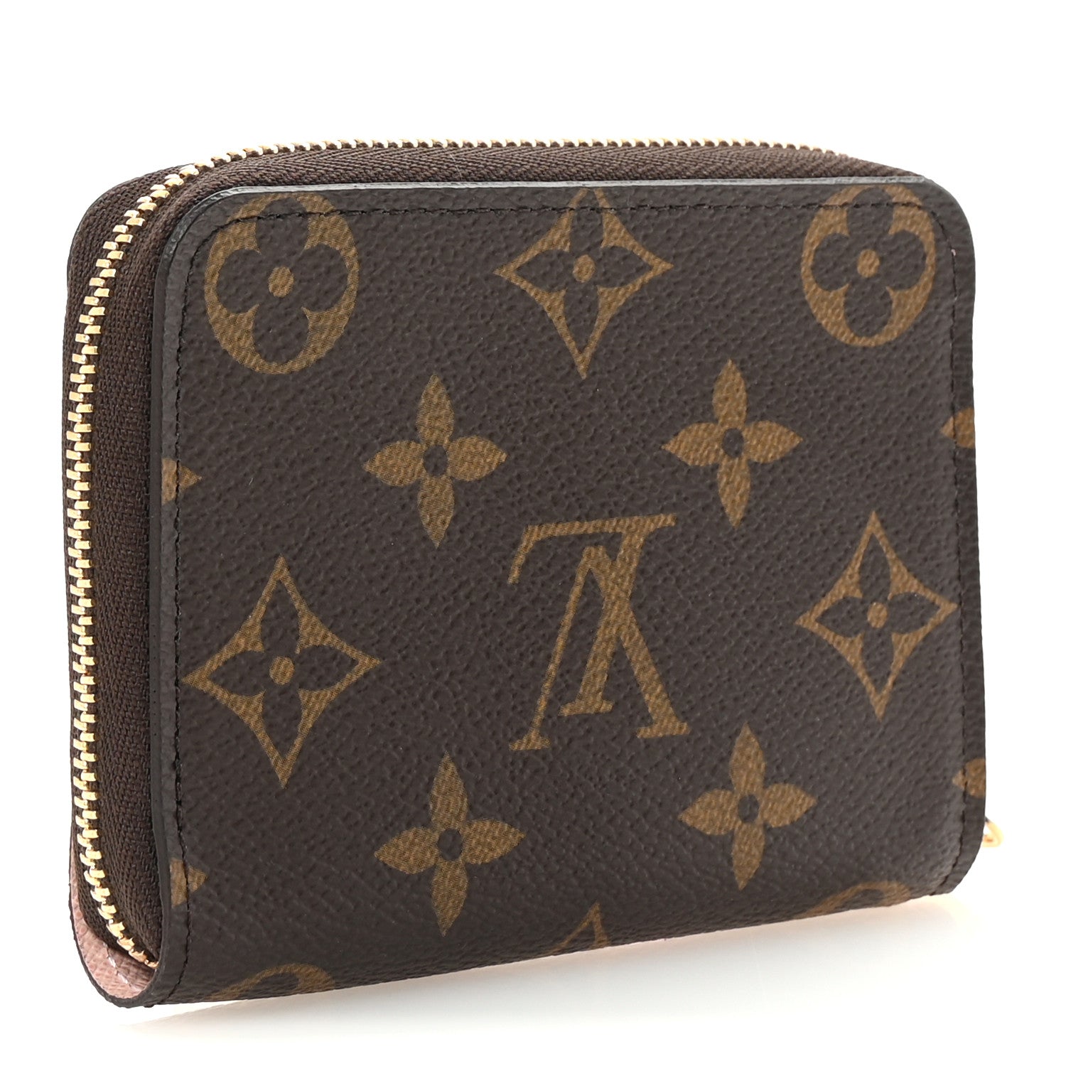 Louis Vuitton Monogram 2020 Christmas Animation Big Wheel Zippy Coin Purse Rose Ballerine 3 of 7