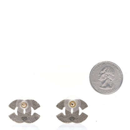 Chanel Enamel CC Earrings Gold Light Gold 2 of 6
