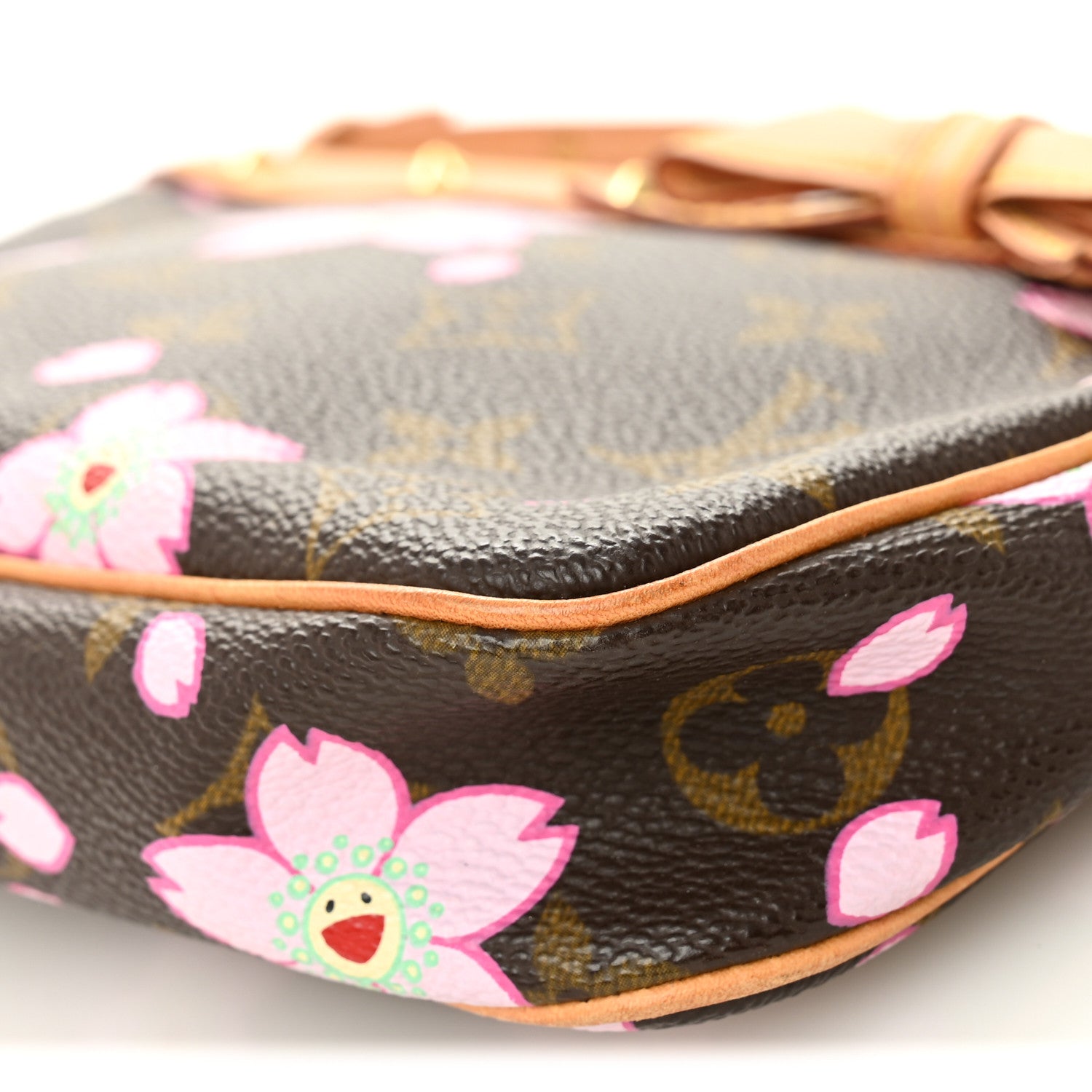 Louis Vuitton Monogram Cherry Blossom Pochette Accessories Brown