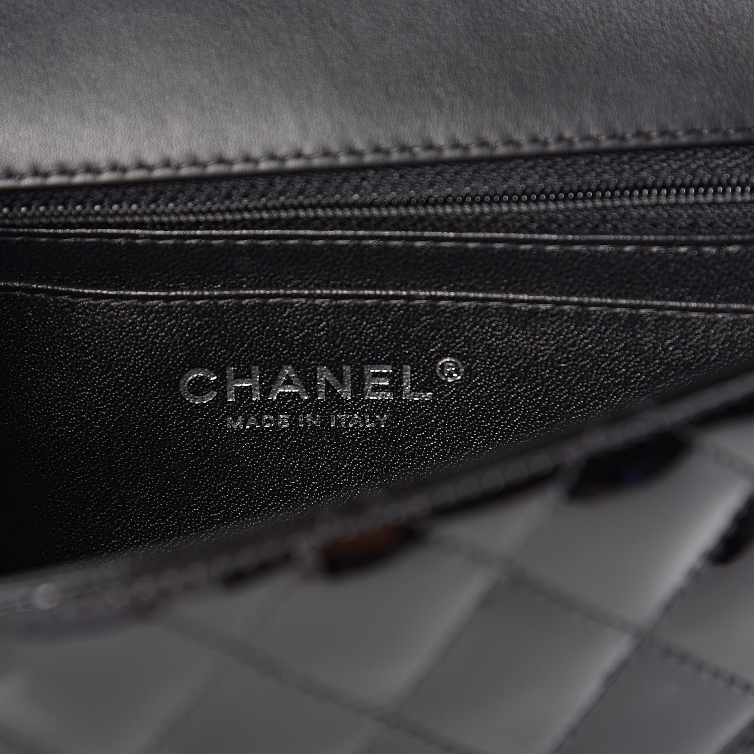 Chanel Patent Calfskin Quilted Mini Rectangular Flap Black 6 of 11
