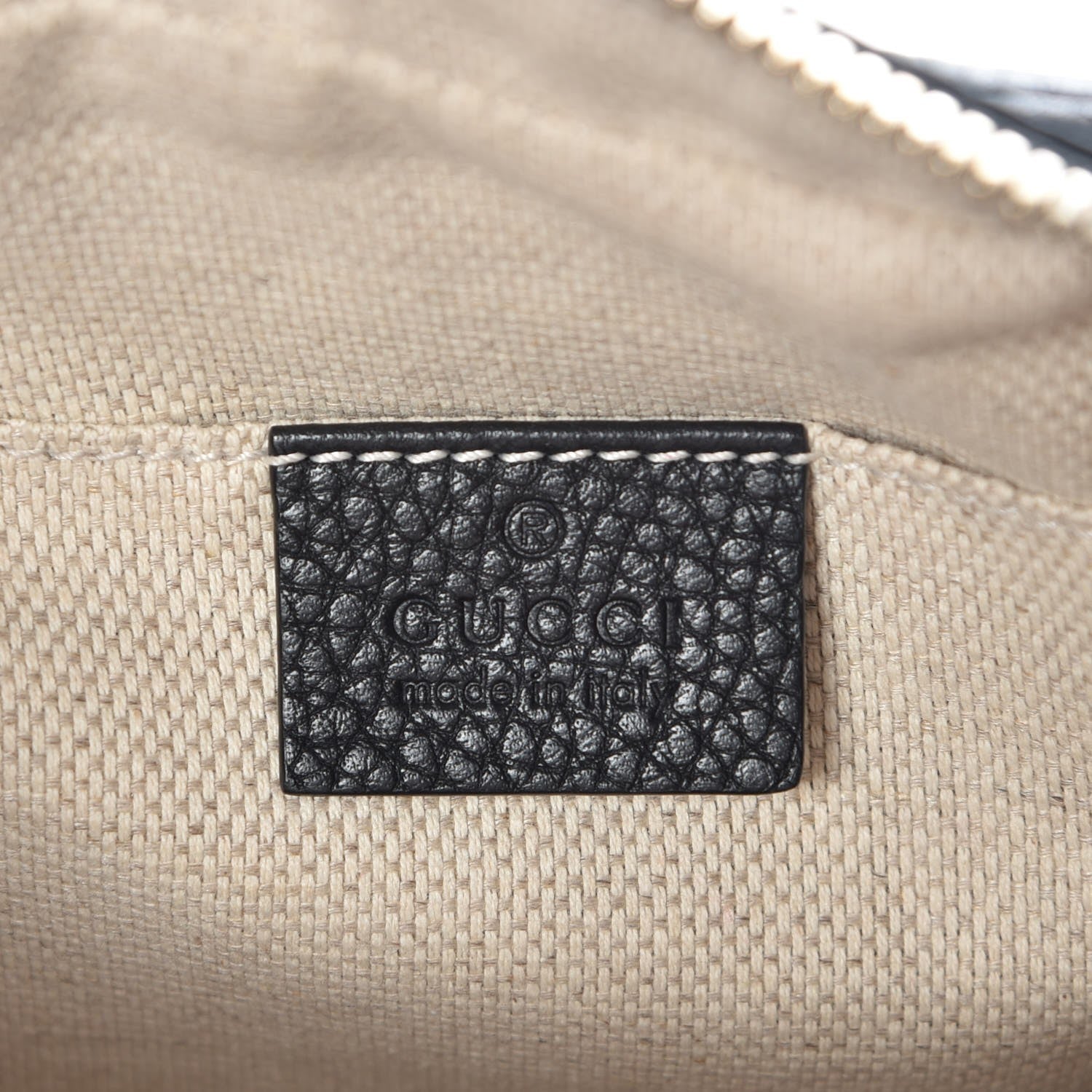 Gucci Pebbled Calfskin Small Soho Disco Bag Black 6 of 8