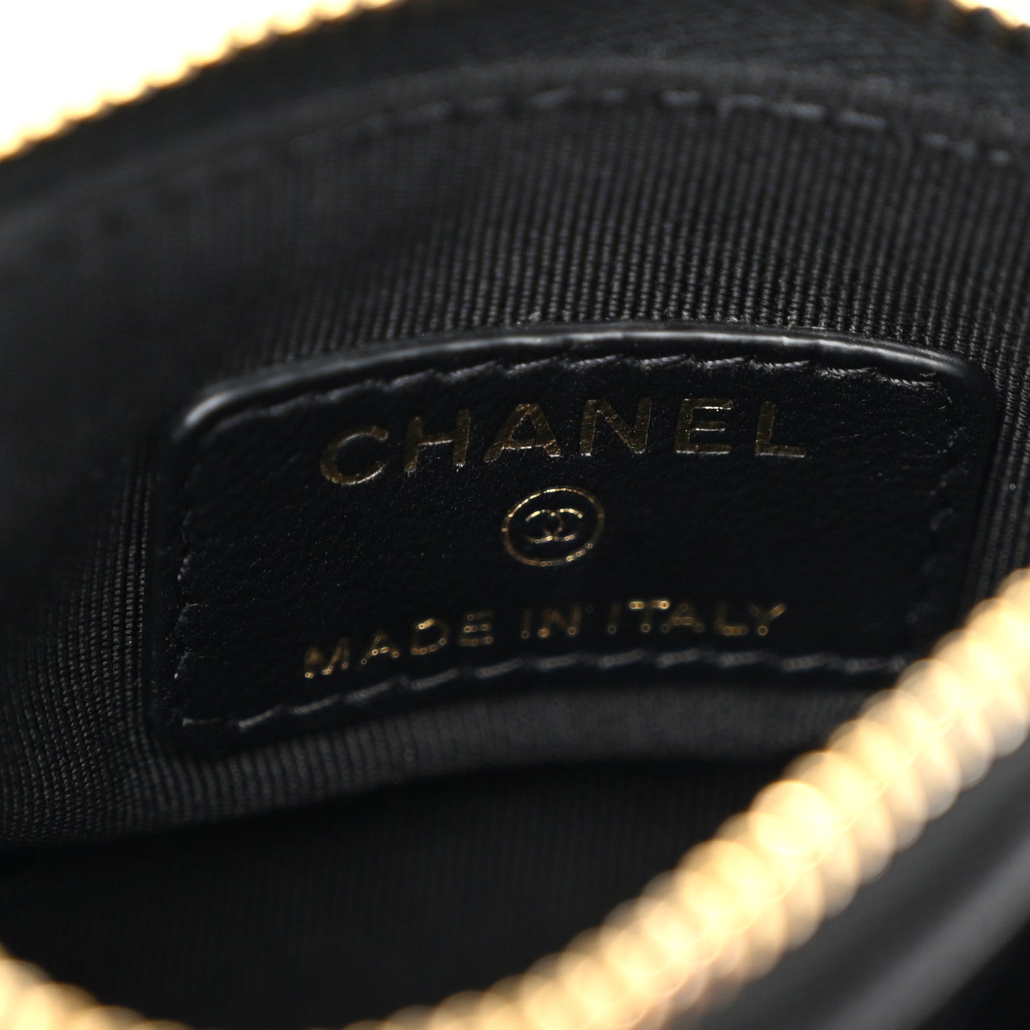 Chanel Lambskin Quilted CC Phone Holder Black 7 of 12