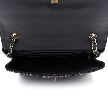 Chanel Calfskin Wild Stitch Jumbo Flap Black 5 of 9