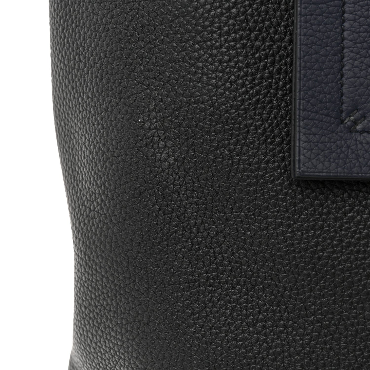 Hermes Taurillon Clemence Cabasellier 46 Black Navy Blue 10 of 10