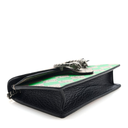 Gucci GG Supreme Monogram Equestrian Mini Dionysus Shoulder Bag Beige Ebony Multicolor Black 4 of 10