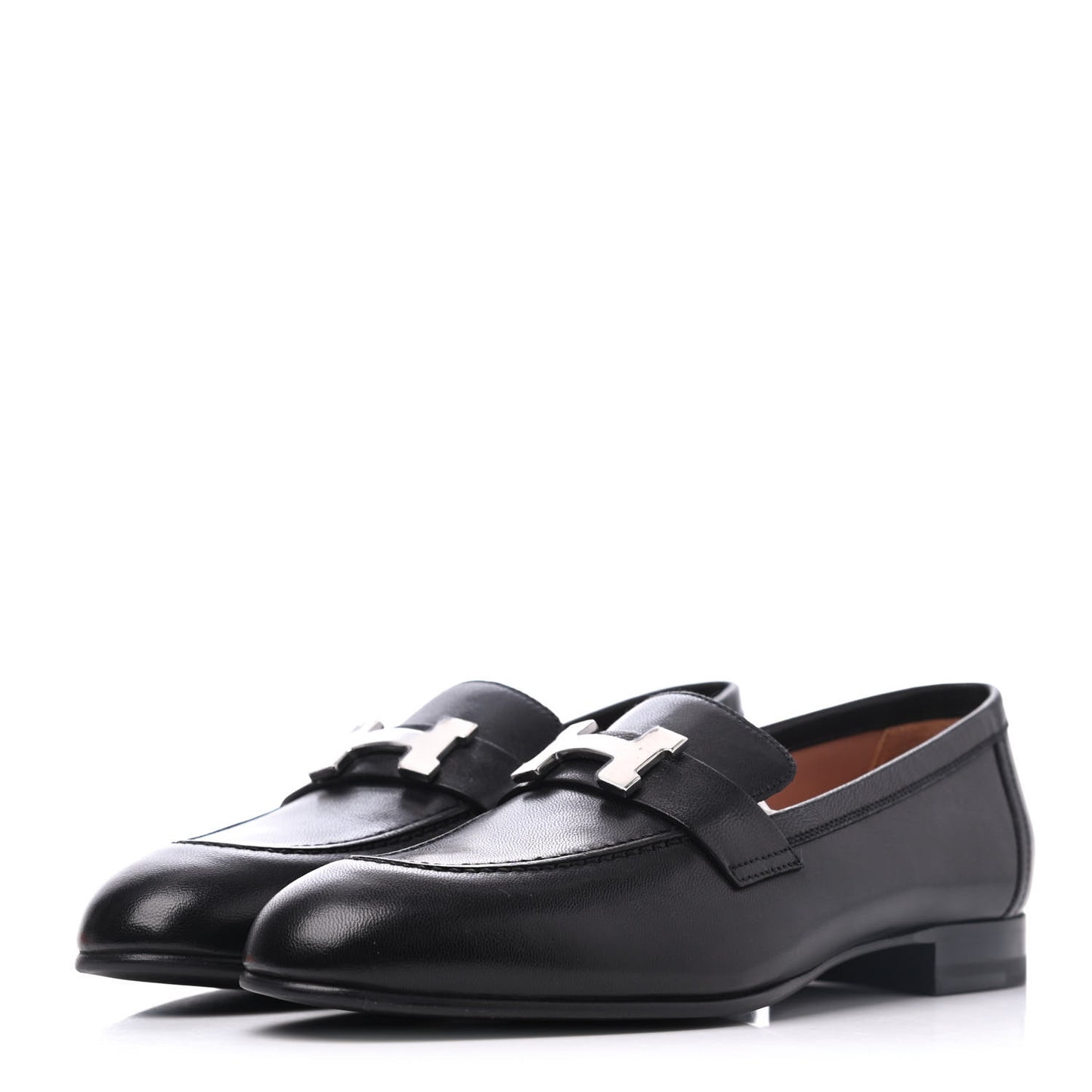 Goatskin Womens Paris Loafers 36 Black
