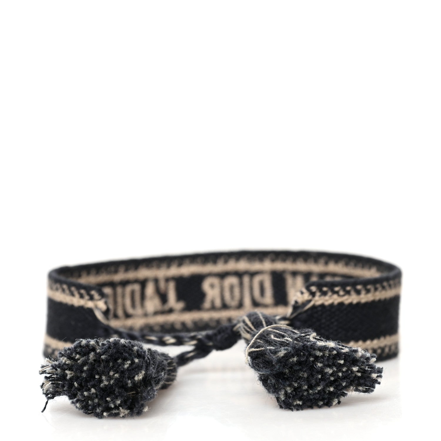 Christian Dior Woven Cotton J'Adior Friendship Bracelet Navy 3 of 3