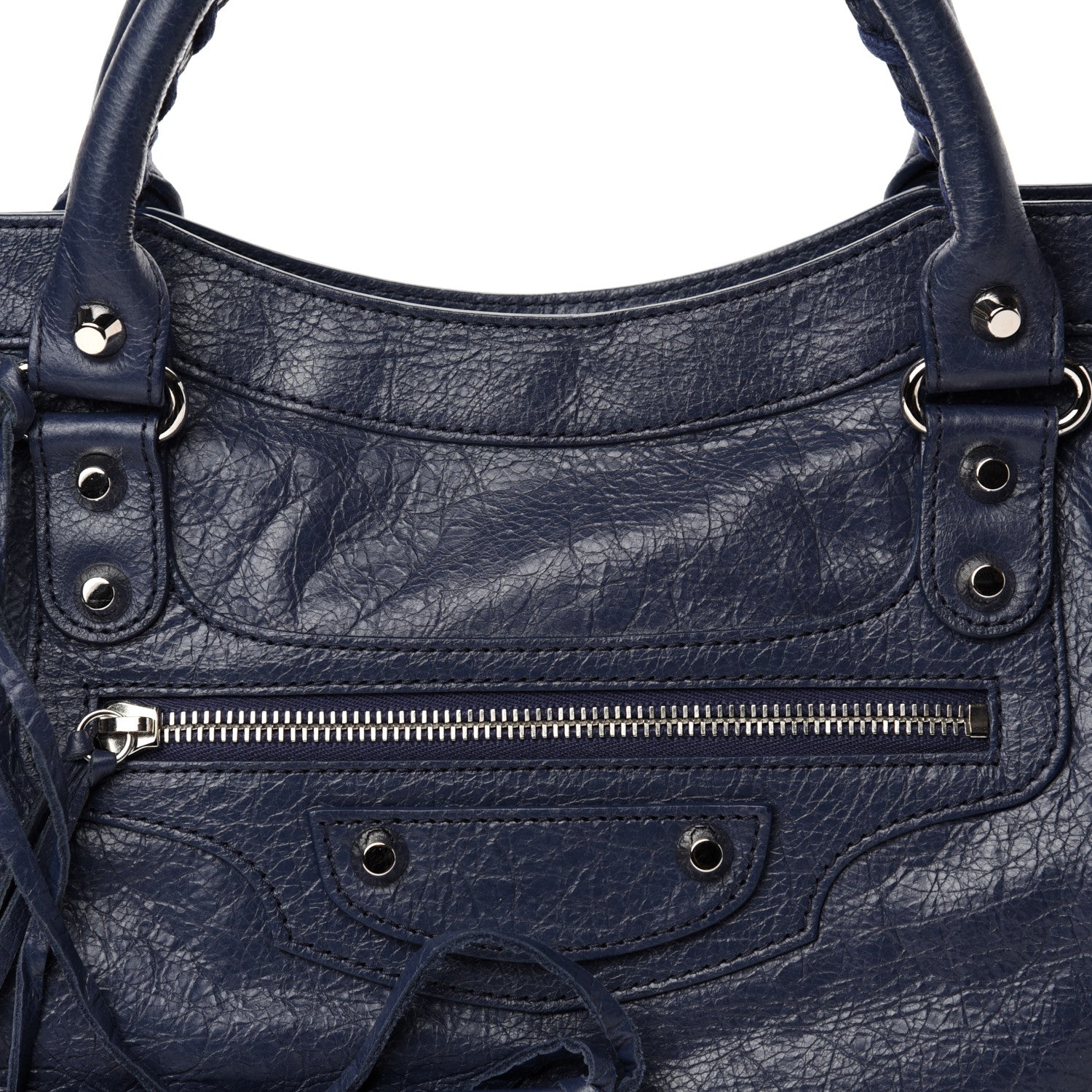 Balenciaga Agneau Classic Silver Hardware City Gris Chartreux 11 of 11