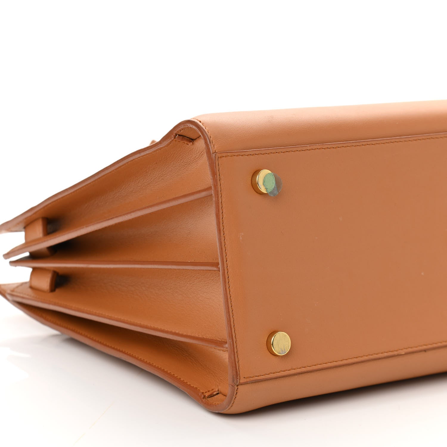 Saint Laurent Calfskin Small Sac De Jour Gold 9 of 10
