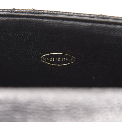 Chanel Caviar Quilted Flap Belt Bag Clutch 75 30 Black 7 of 10