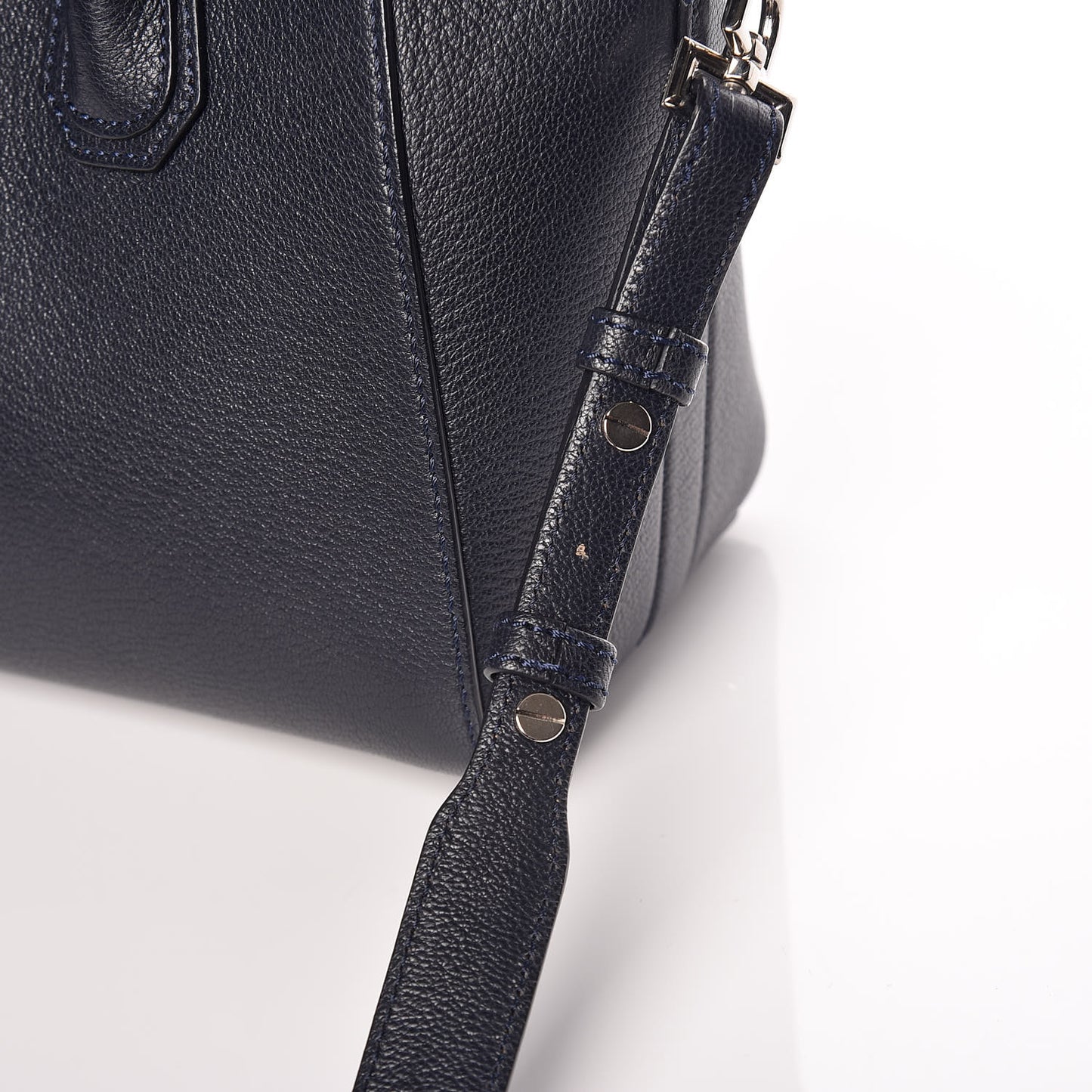 Sugar Goatskin Mini Antigona Night Blue