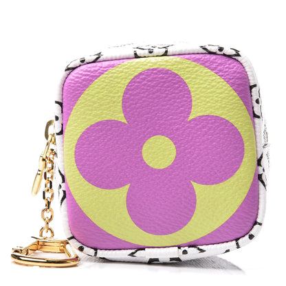 Louis Vuitton Monogram Giant Cube Coin Purse Pink 1 of 7