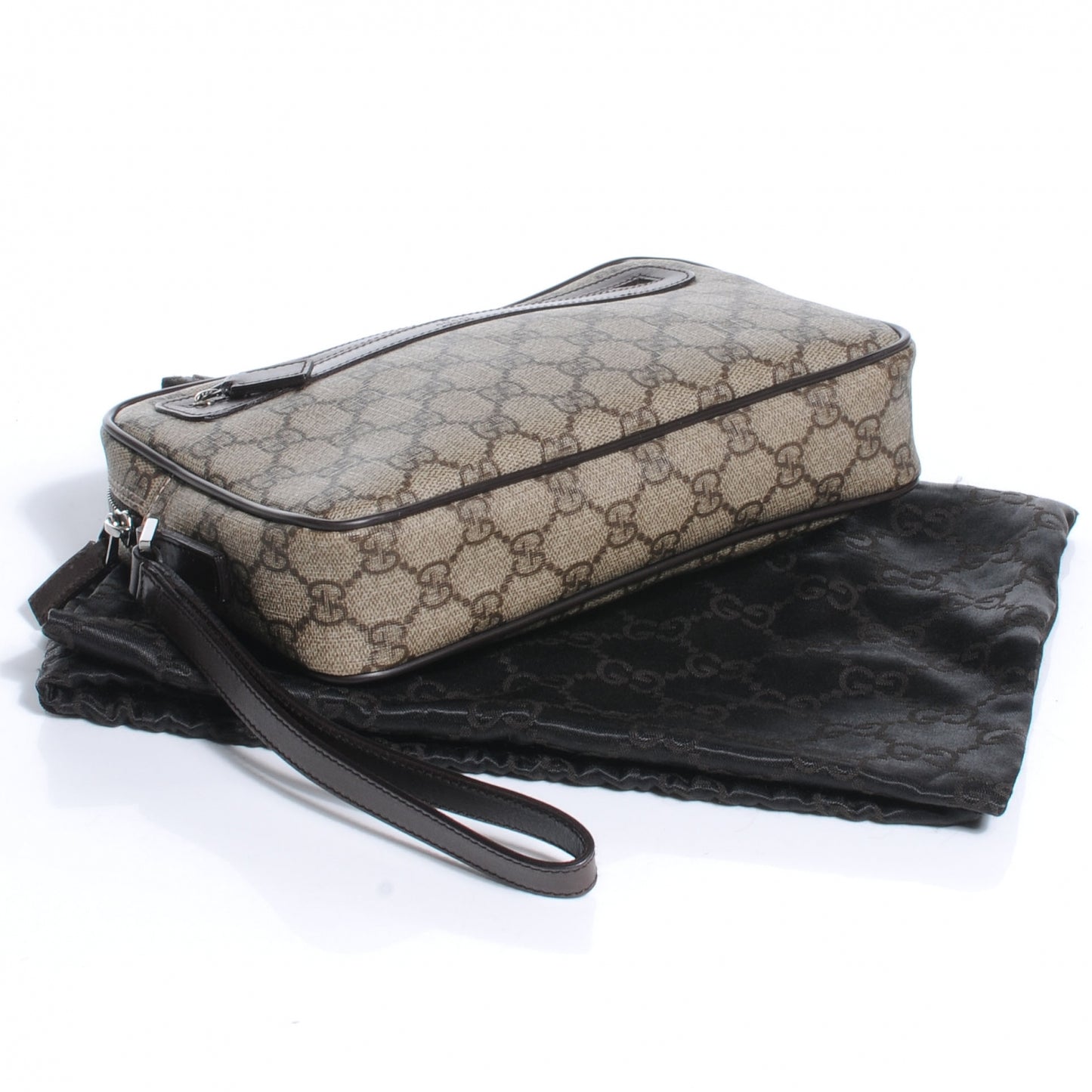 GG Plus Monogram Clutch Wristlet Unisex