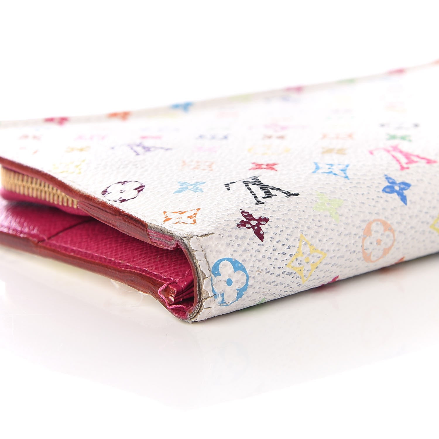 Louis Vuitton Monogram Multicolor Insolite Wallet White Figue 11 of 18