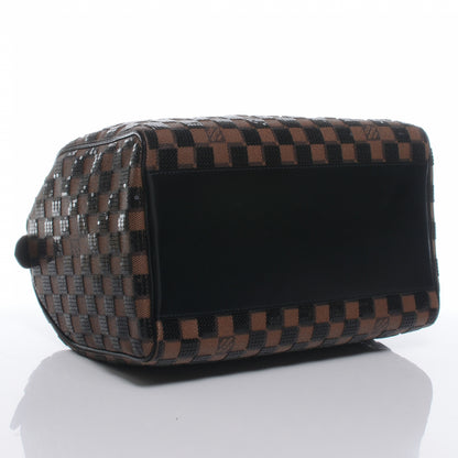 Louis Vuitton Damier Paillettes Speedy 30 Black 4 of 8