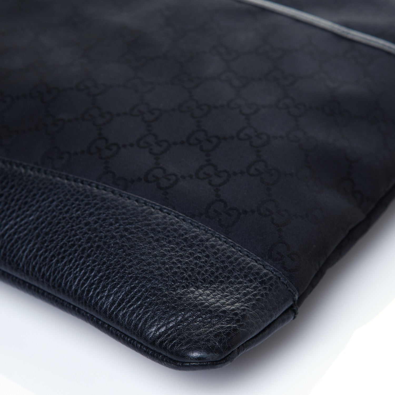 Gucci Nylon Monogram Messenger Bag Black 16 of 23