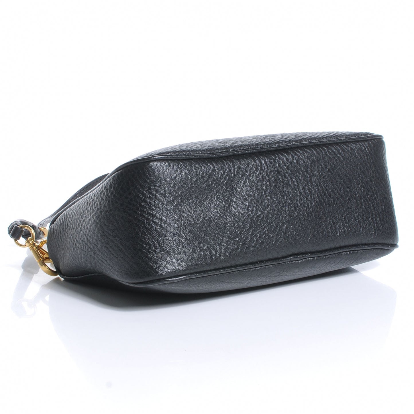Vitello Daino Pochette Clutch Nero Black
