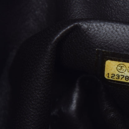 Chanel Caviar Quilted Jumbo Single Flap Dark Brown 9 of 10
