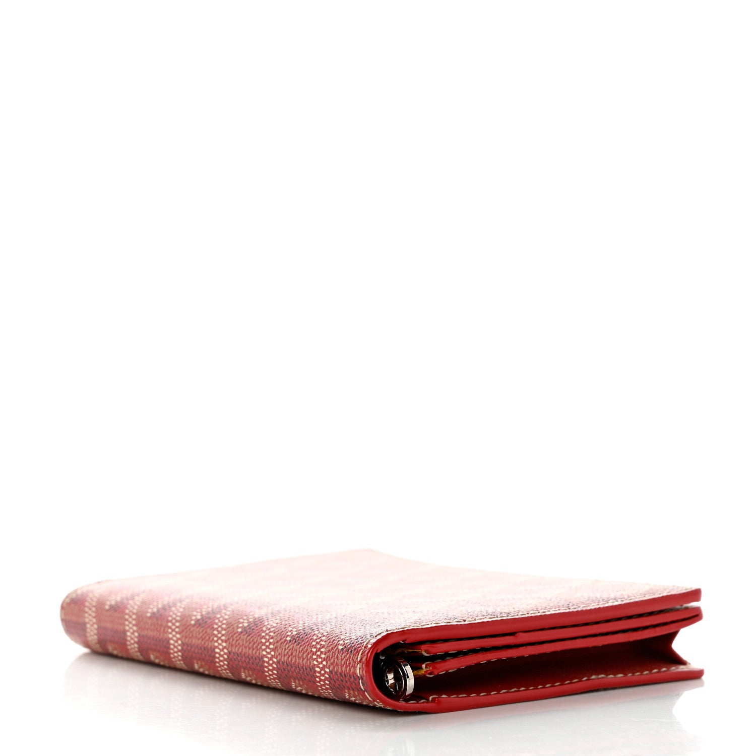 Goyard Goyardine Pocket Organizer Wallet Red 4 of 7