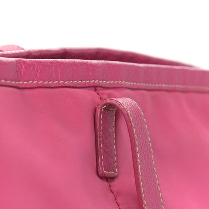 Prada Tessuto Nylon Jacquard Logo Tote 17 of 17